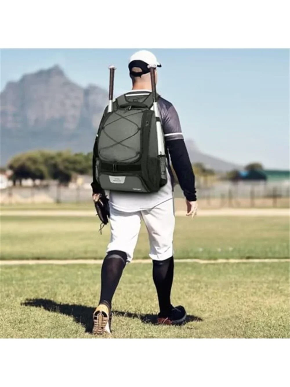 Baseball Bag Softball Backpack - Youth Adult T Ball Bat Equipment Bag